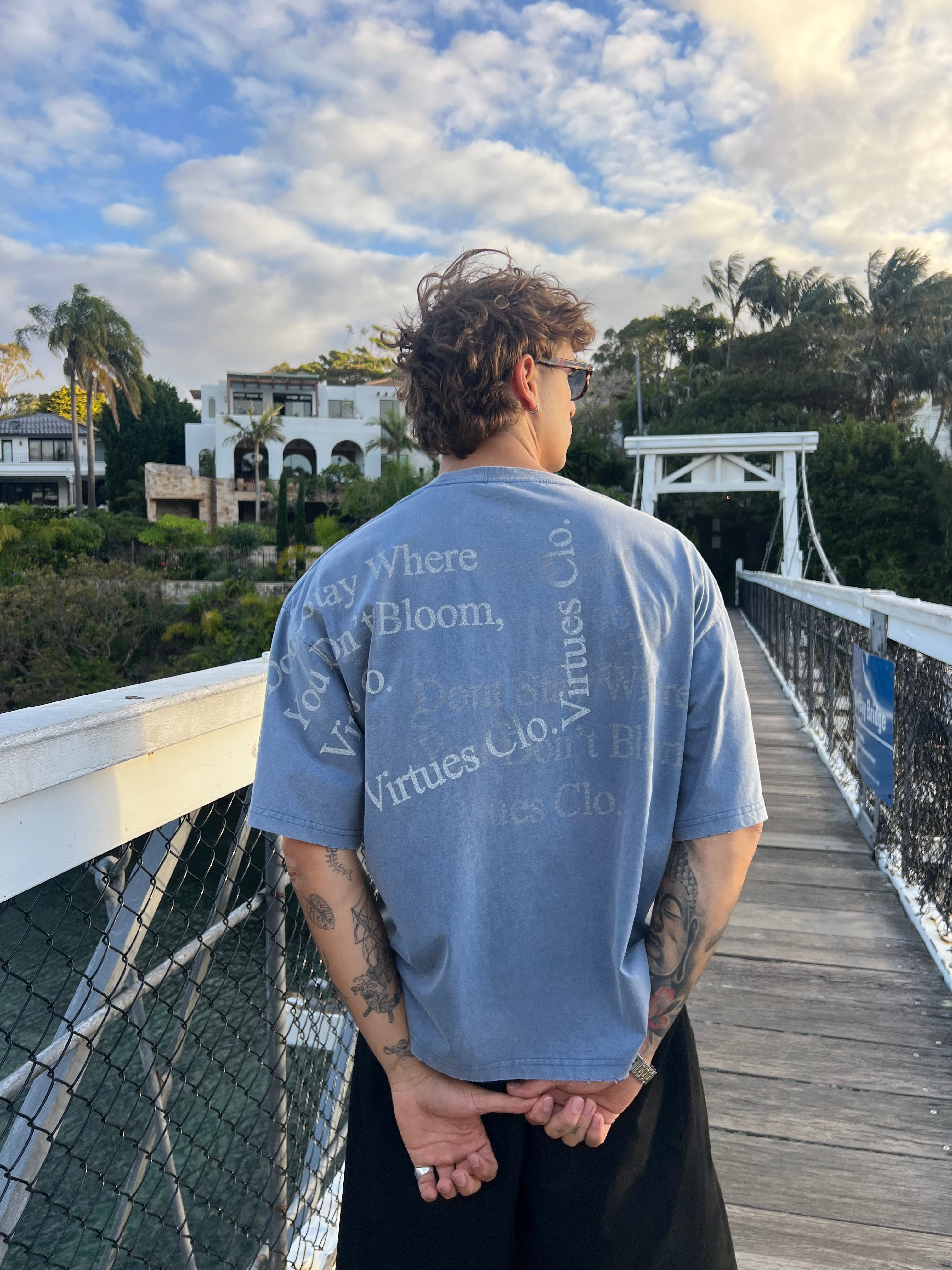 Indigo Bloom Tee