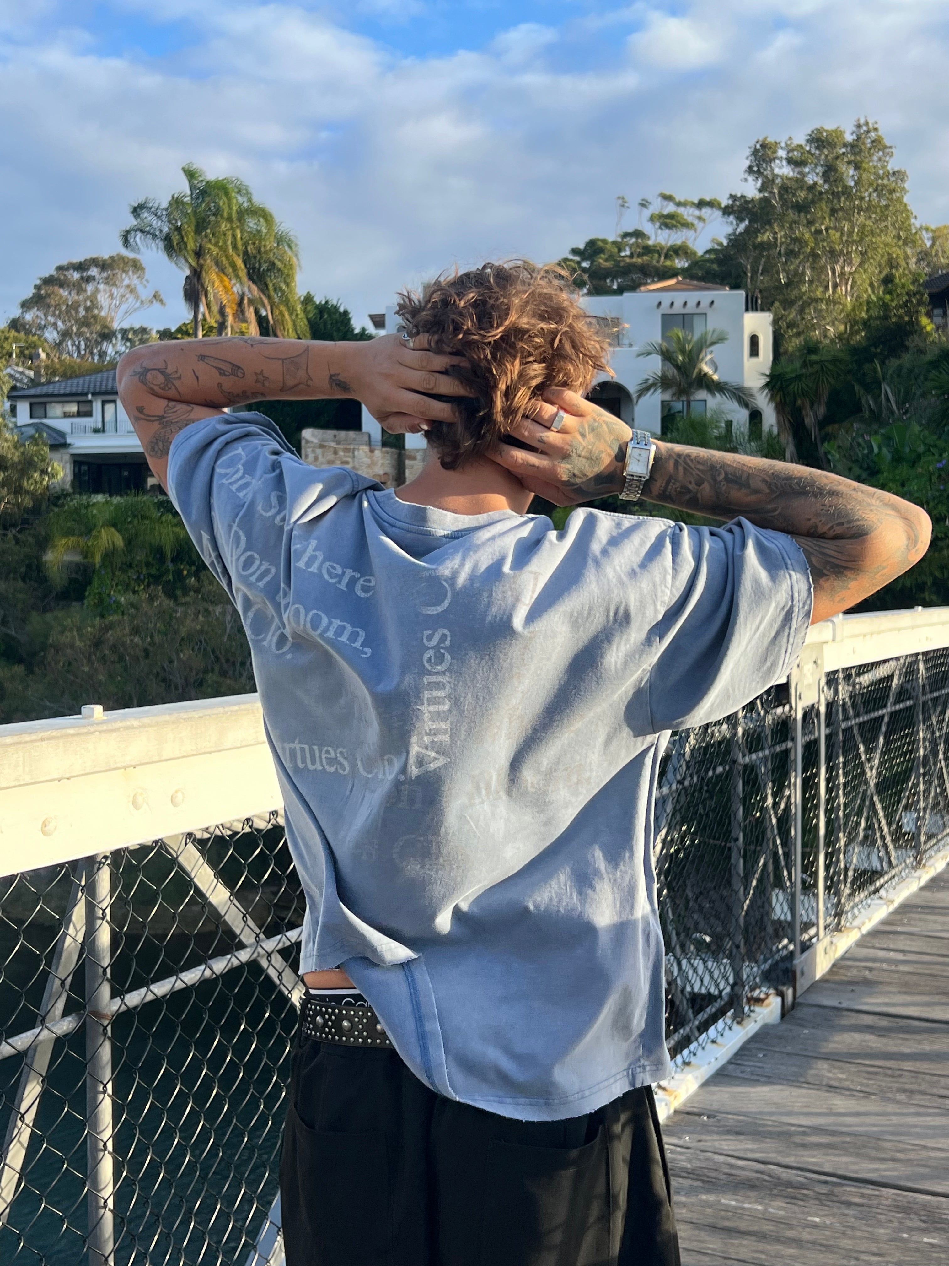 Indigo Bloom Tee
